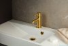 KFA MOZA BRUSHED GOLD bateria umywalkowa złoty szczotkowany 5032-815-31